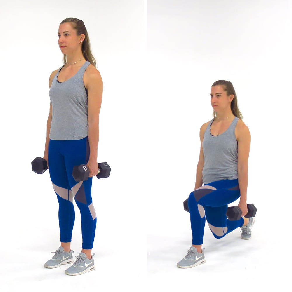 Reverse Lunge - Lower Body Workout